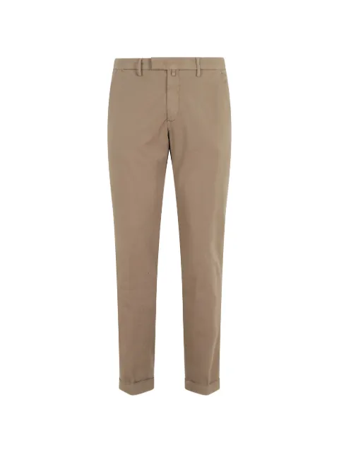Briglia 1949 pantalones slim con bajos con vuelta
