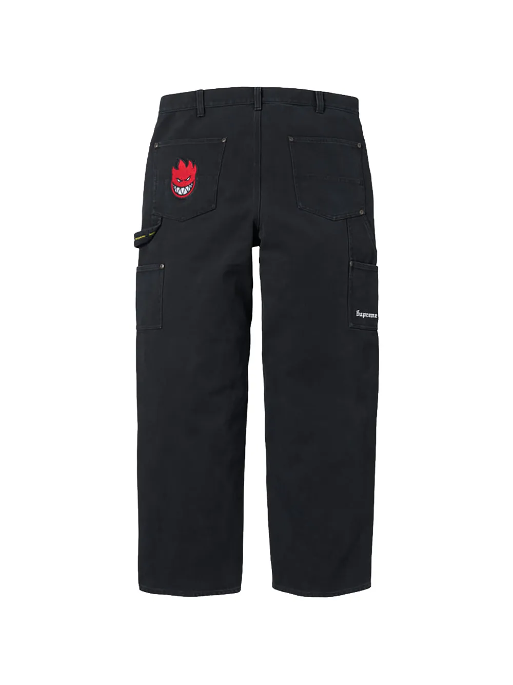 Supreme x Spitfire Double Knee Painter broek Zwart