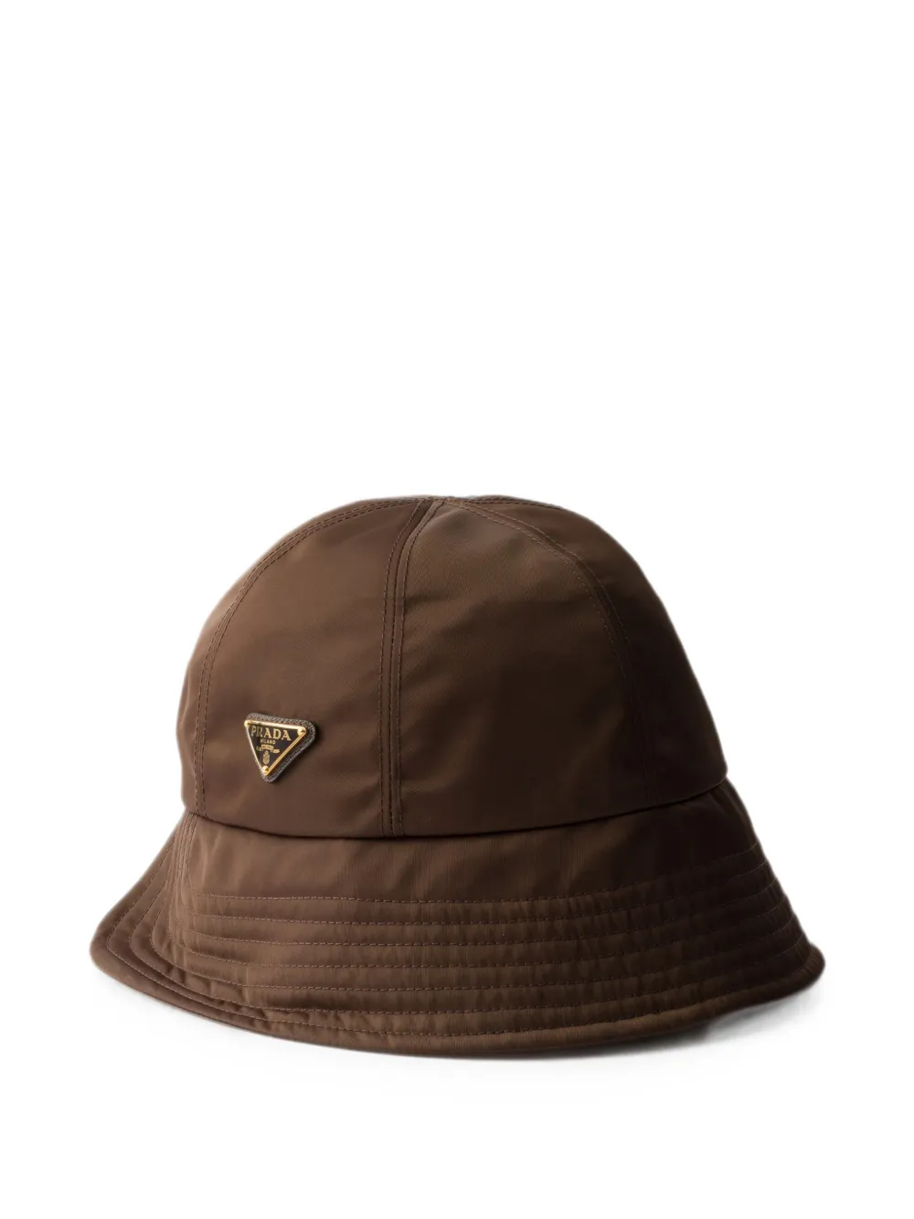 Prada Re-Nylon hat - Marrone
