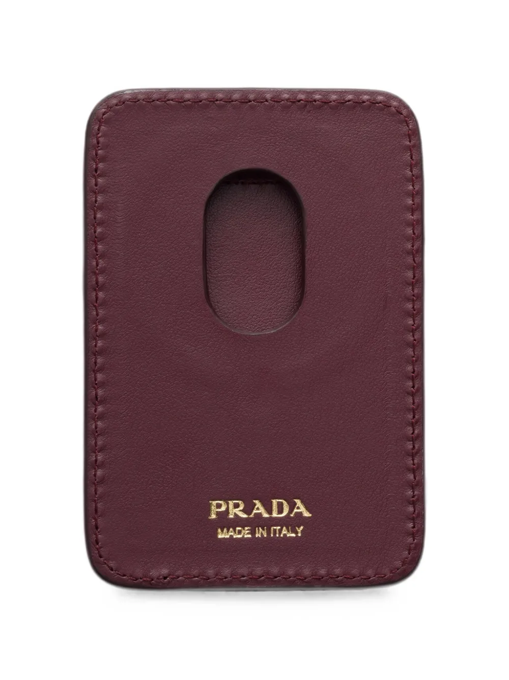 Prada Saffiano-leather Card Holder In Pattern