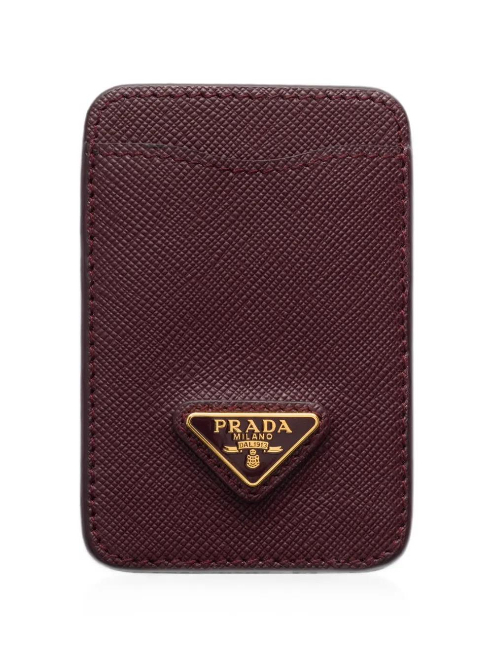 Prada Saffiano-leather Card Holder In Pattern