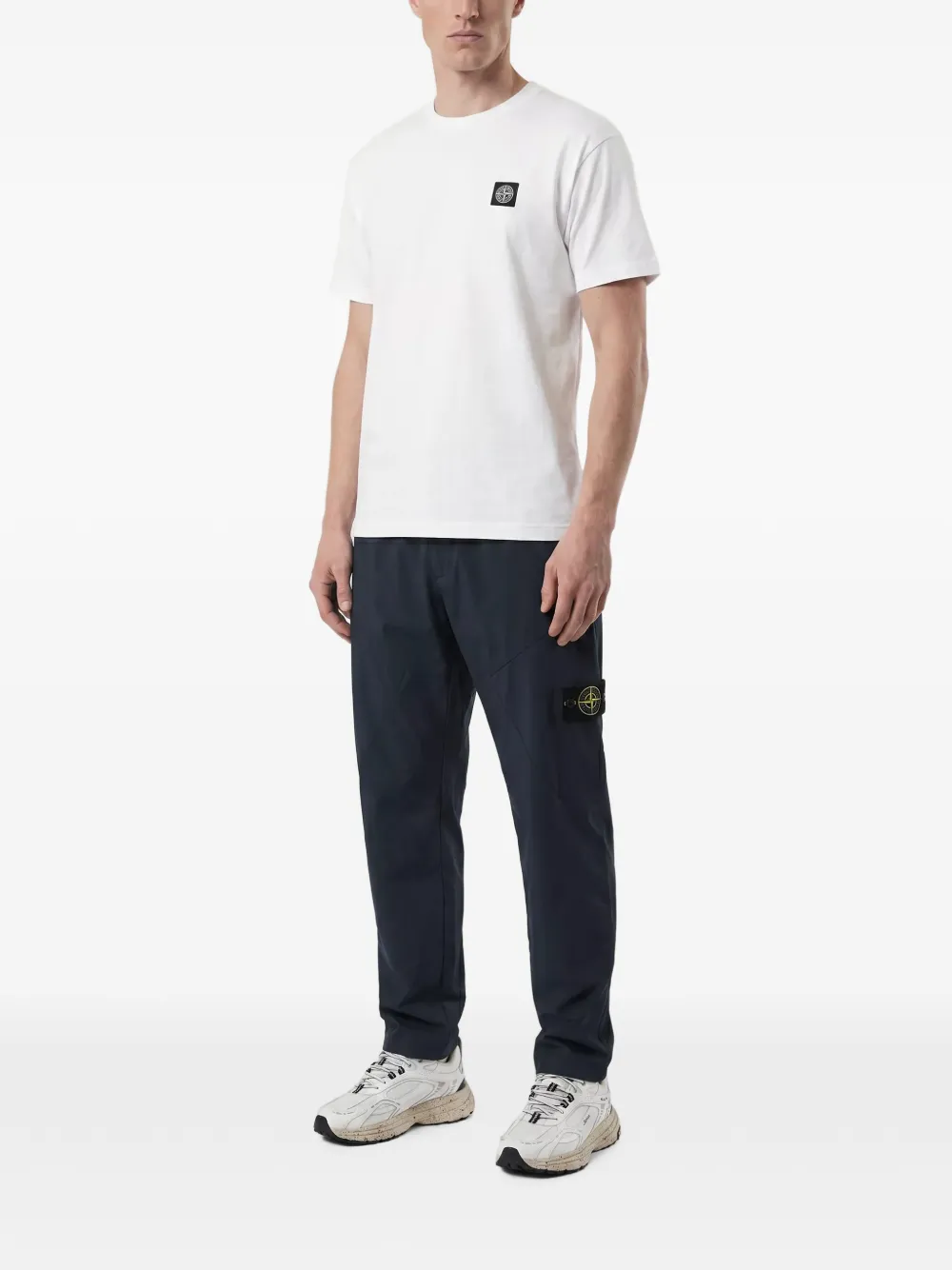 Stone Island Trainingsbroek met Compass-logopatroon Blauw