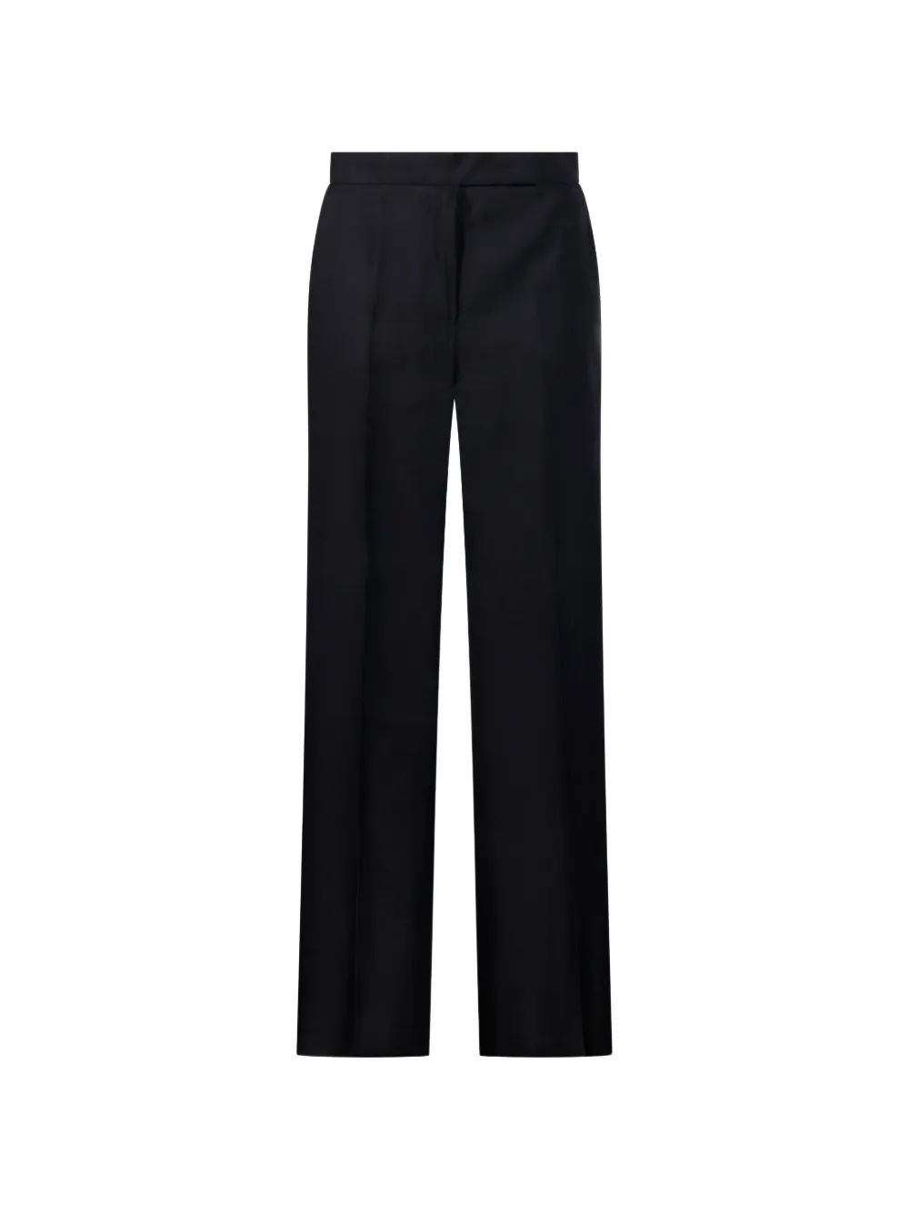 Max Mara pressed-crease wide-leg trousers - Black