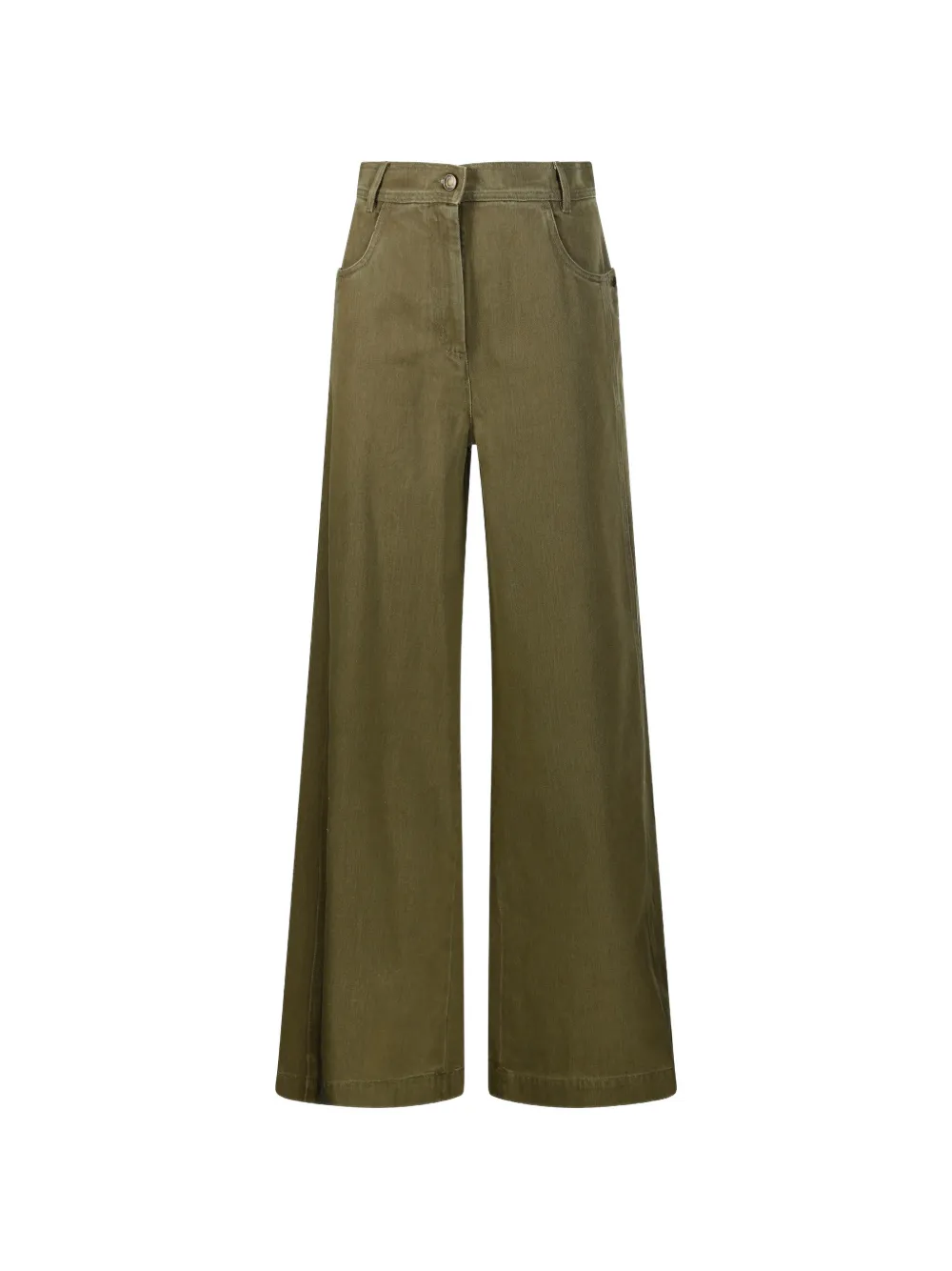 Max Mara wide-leg jeans - Verde