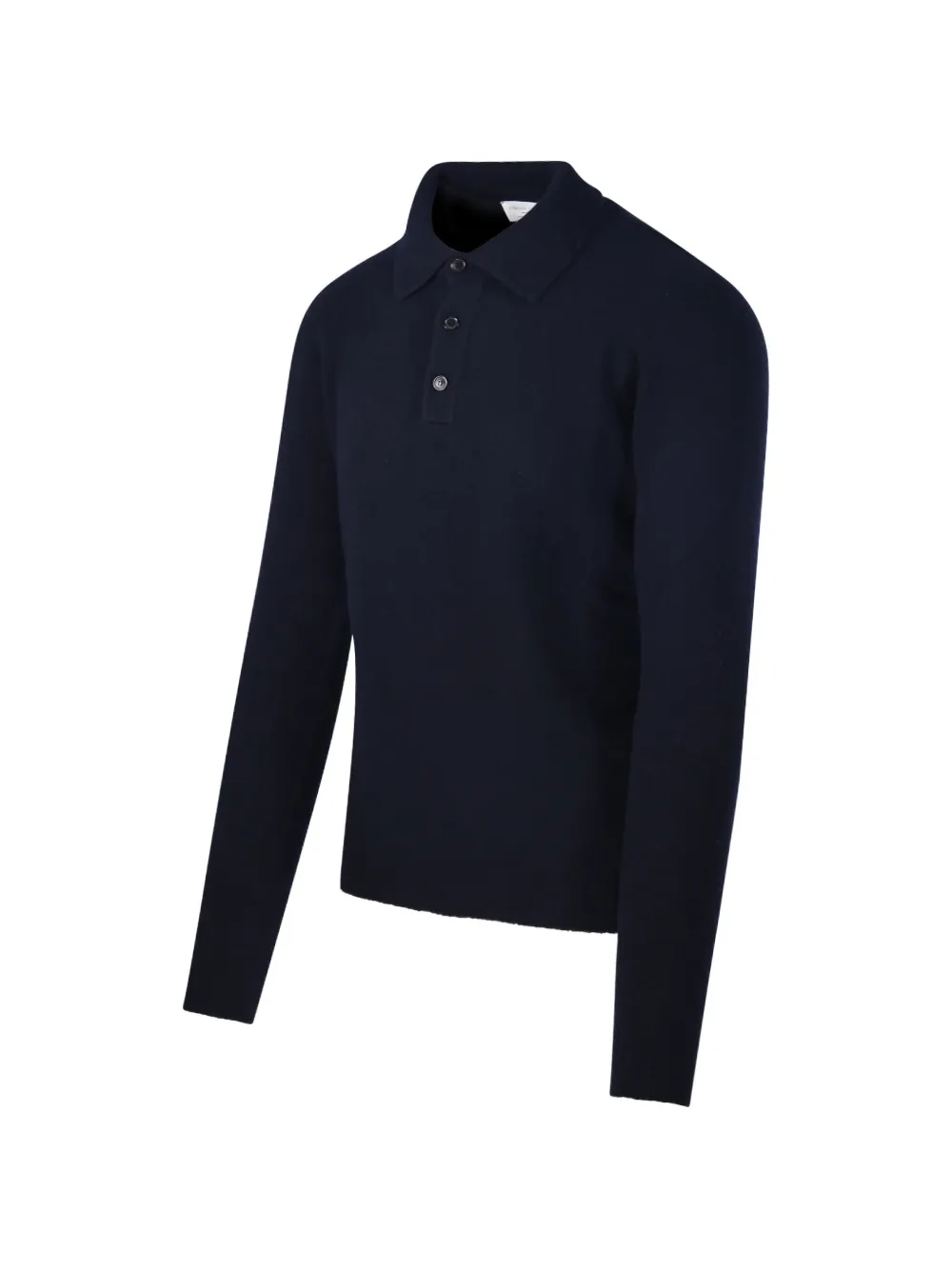 Roberto Collina Trui met polokraag en lange mouwen Blauw