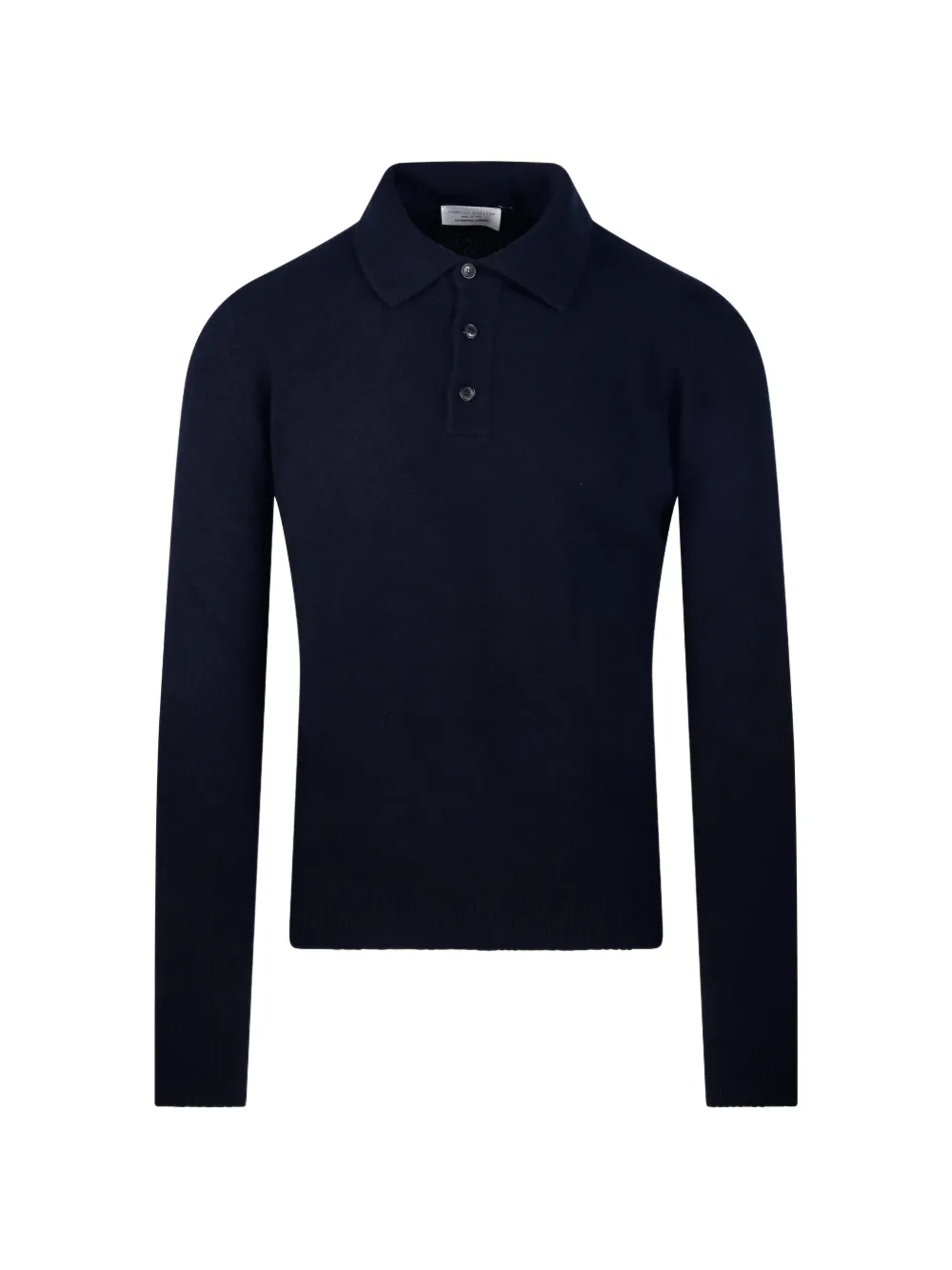 Roberto Collina long-sleeve polo-collar sweater - Blau