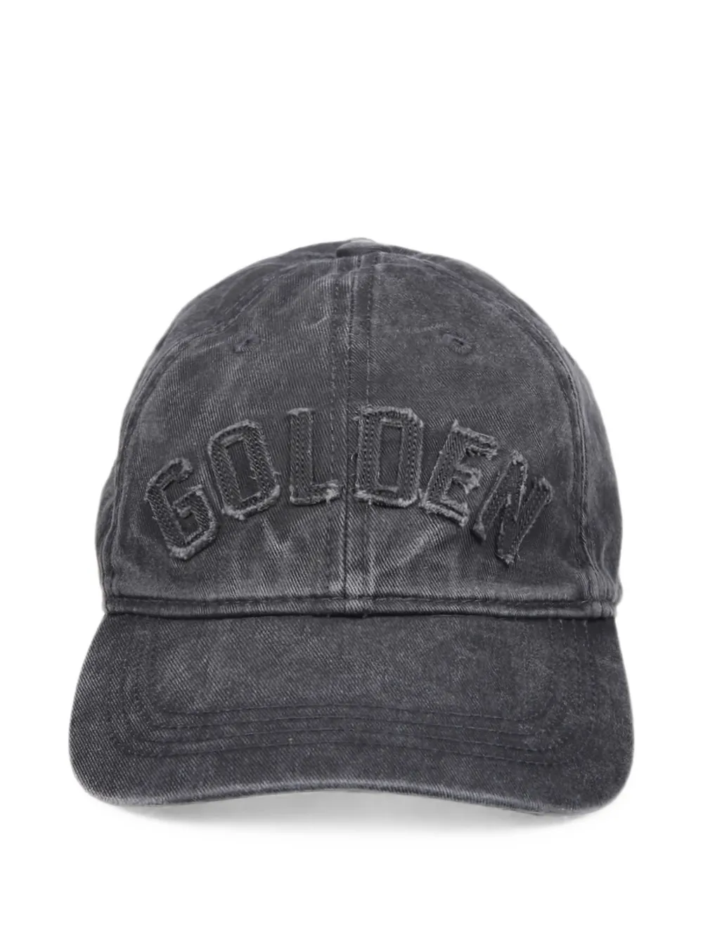 Golden Goose logo-appliqué star-detail baseball cap - Grigio