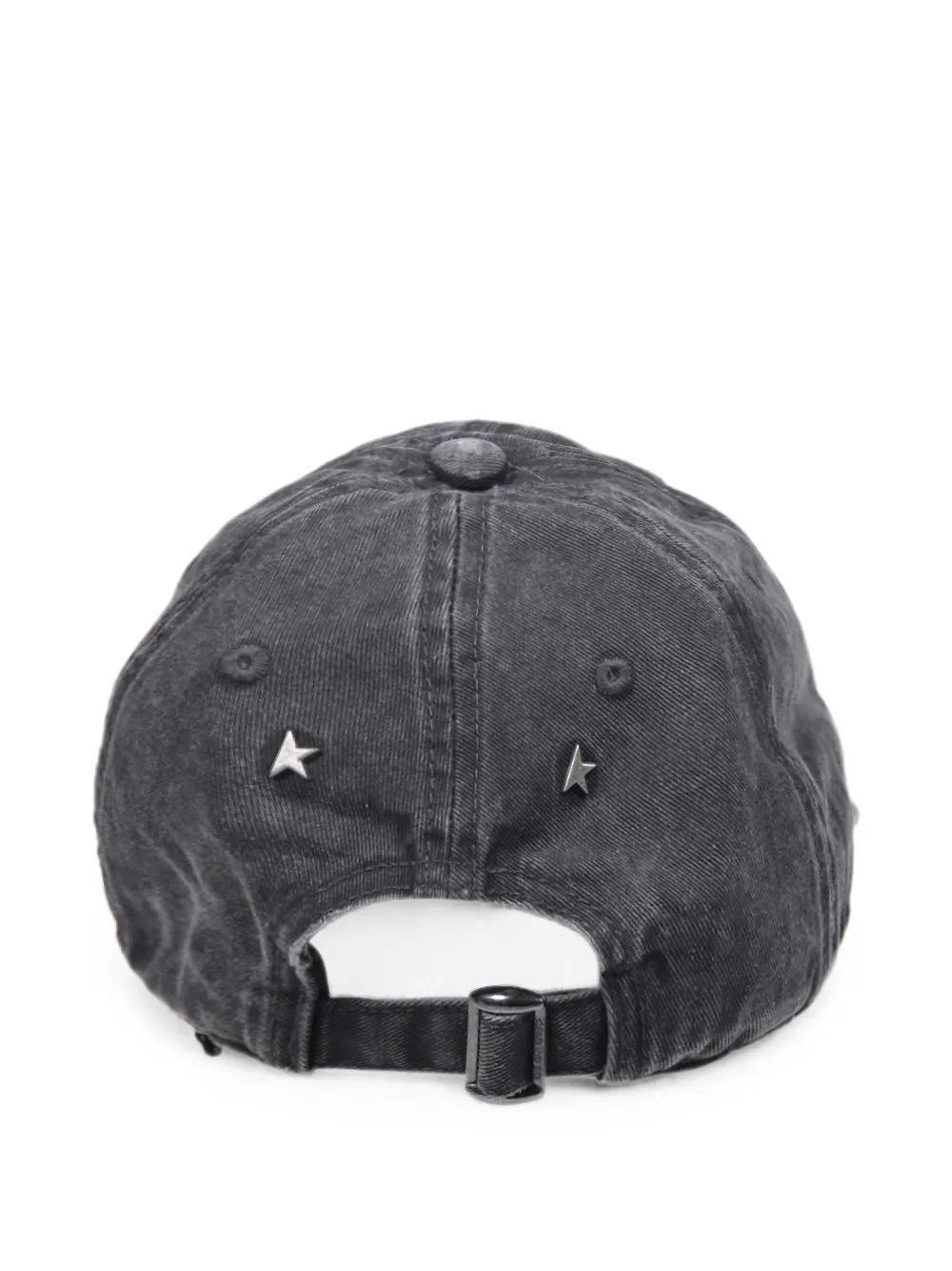 Golden Goose Honkbalpet met ster-detail en logo-applicatie Grijs