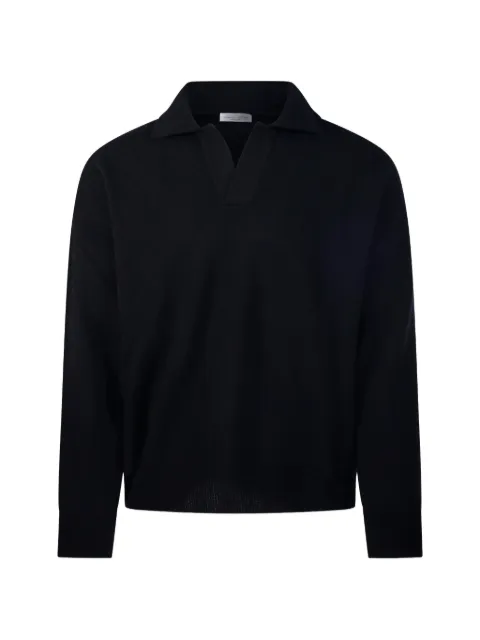 Roberto Collina polo-collar knitted sweater