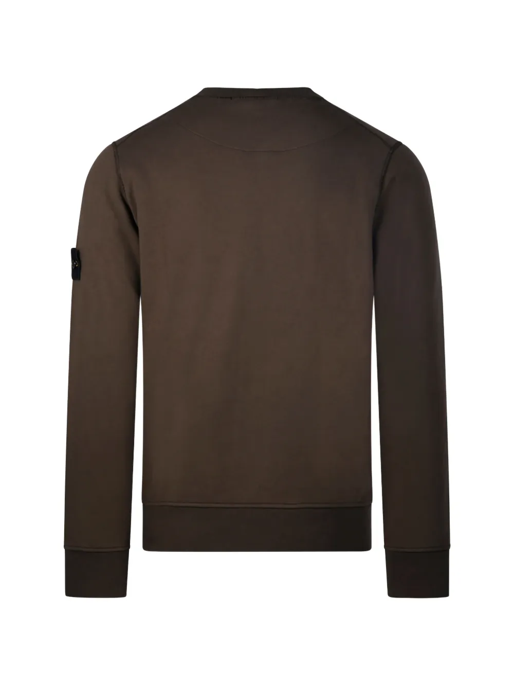 Stone Island Sweater met logopatch Bruin