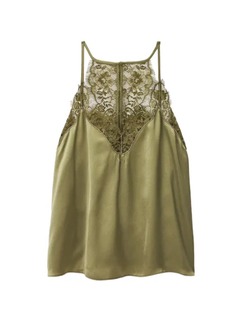 Ba&Sh Corina lace-panelled top