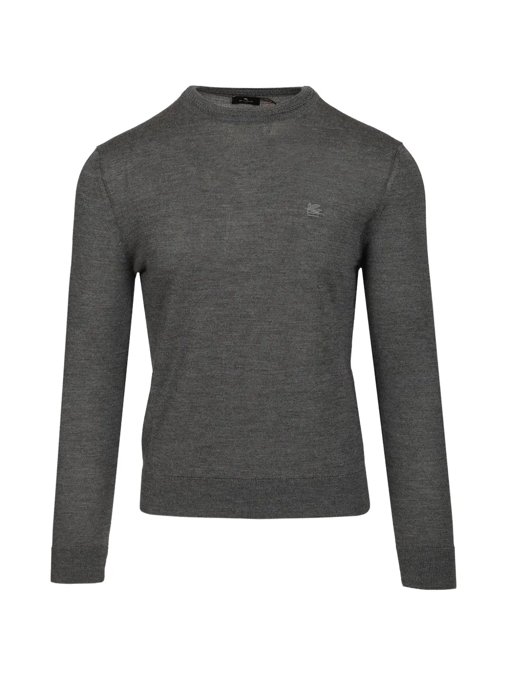 ETRO Fuji embroidered-logo sweater - Grigio