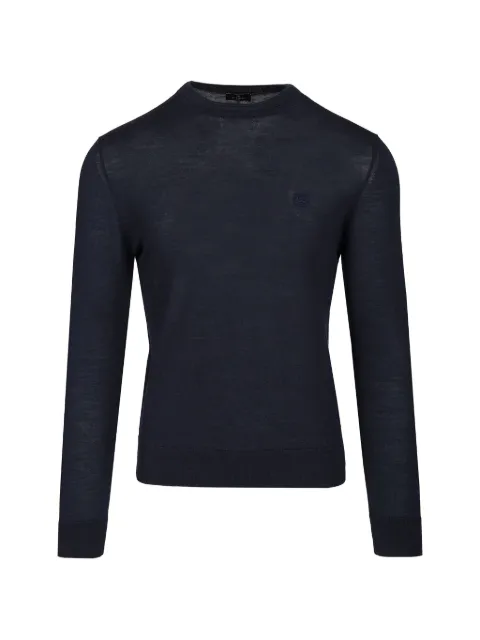 ETRO Fuji logo-embroidered sweater