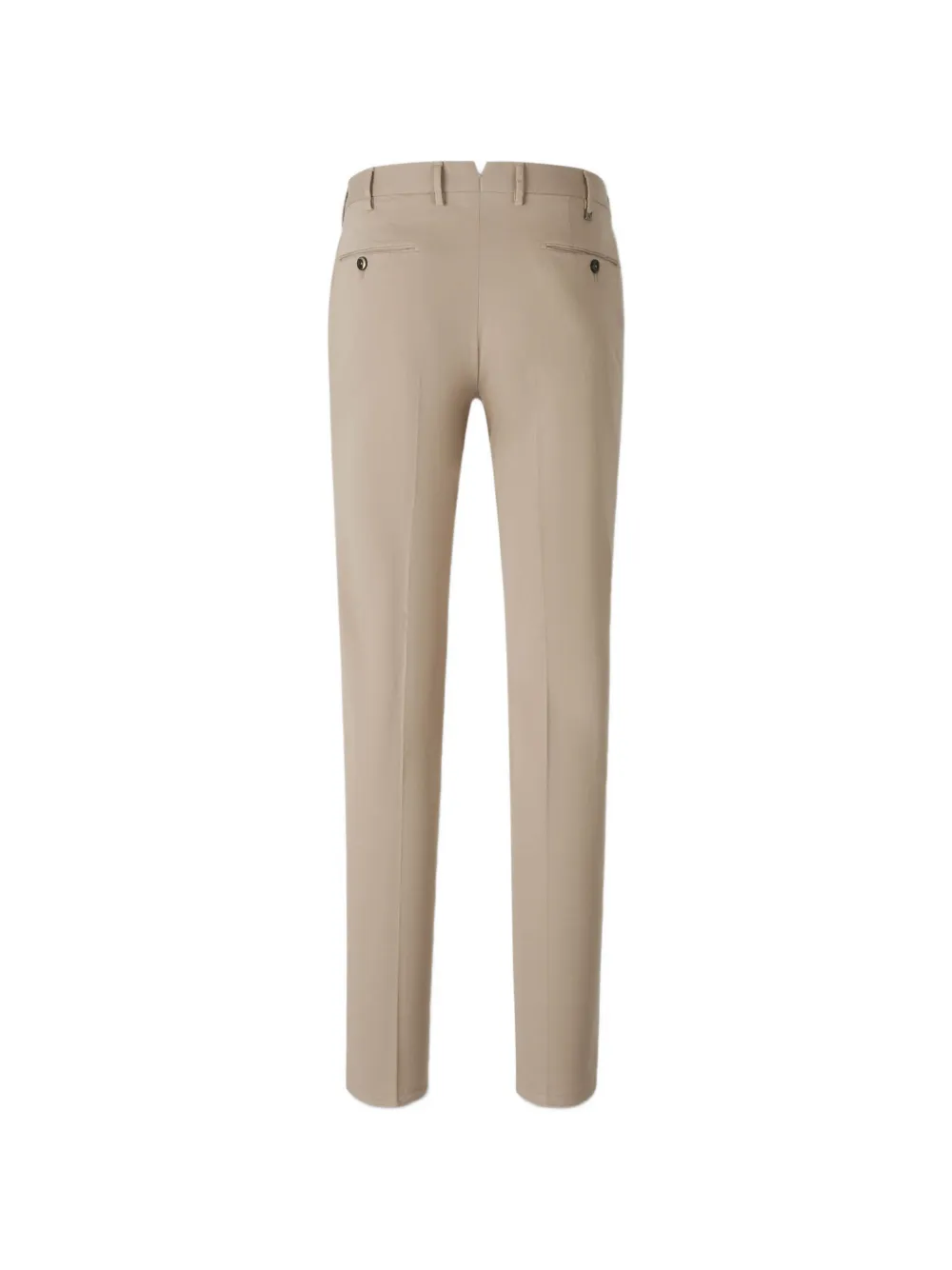 PT Torino logo-plaque slim-fit trousers Beige