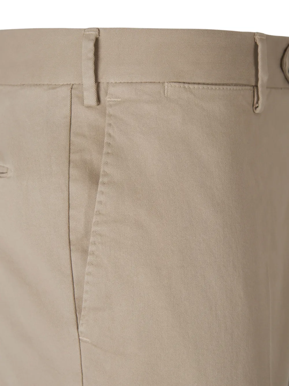 PT Torino logo-plaque slim-fit trousers Beige
