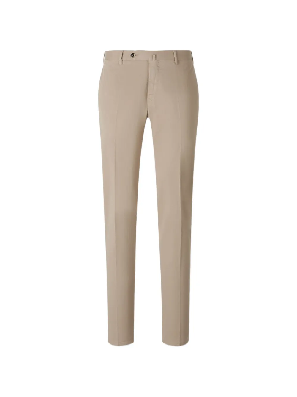 PT Torino logo-plaque slim-fit trousers - Nude