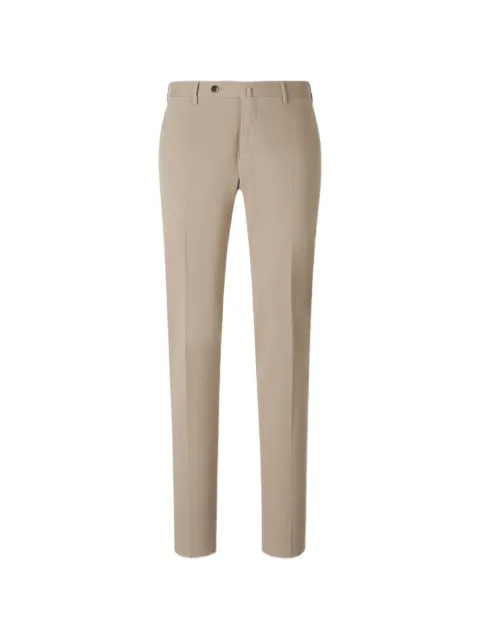 PT Torino logo-plaque slim-fit trousers