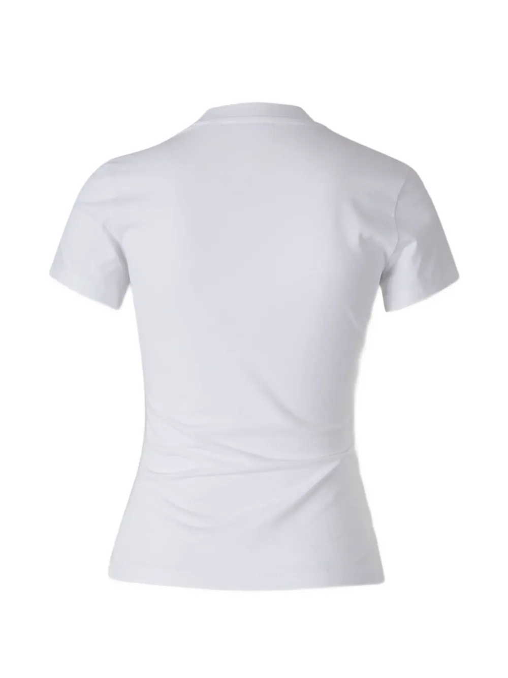 Off-White Katoenen T-shirt met geborduurd logo Wit
