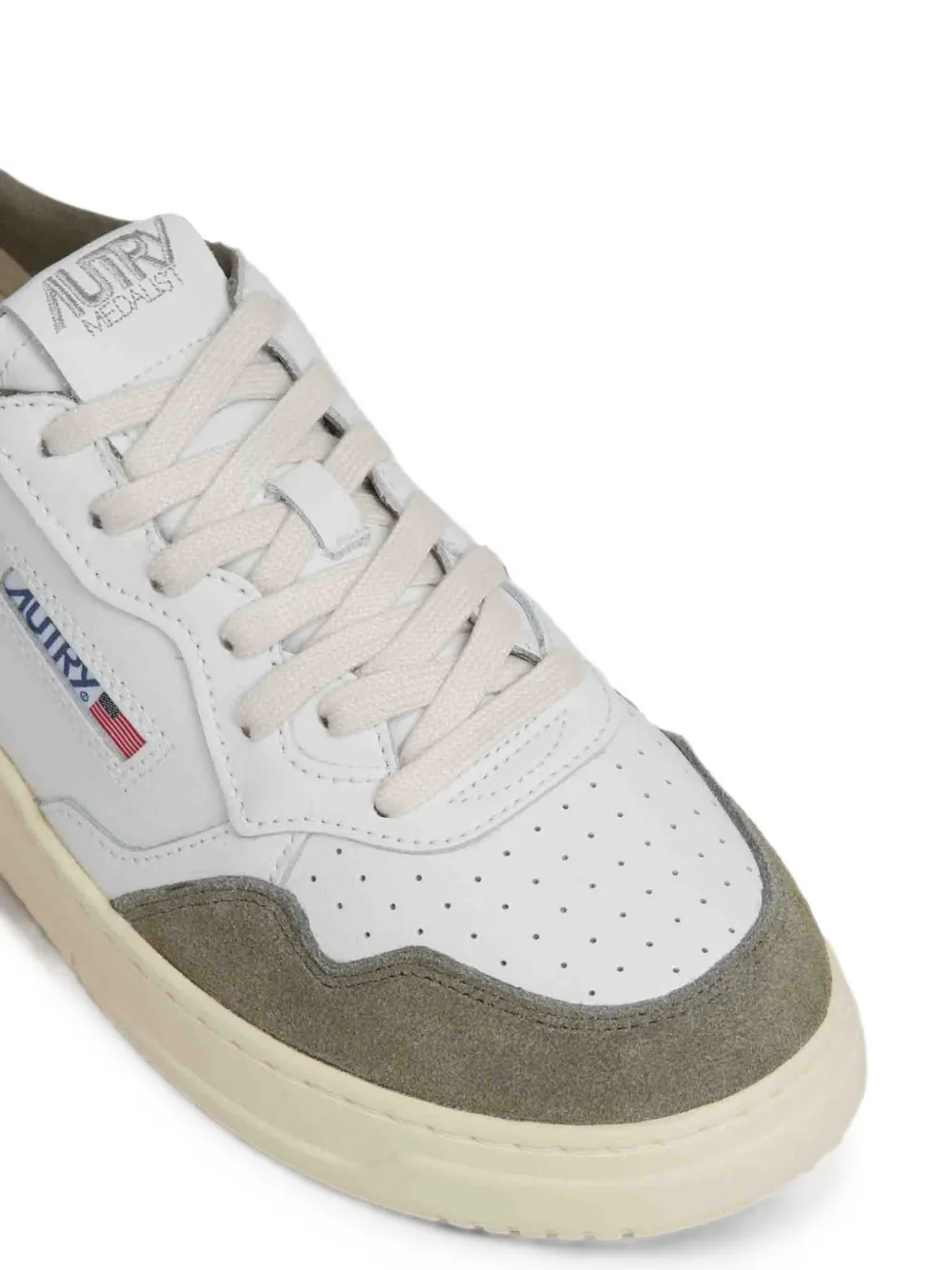 Autry Medalist suede sneakers Wit