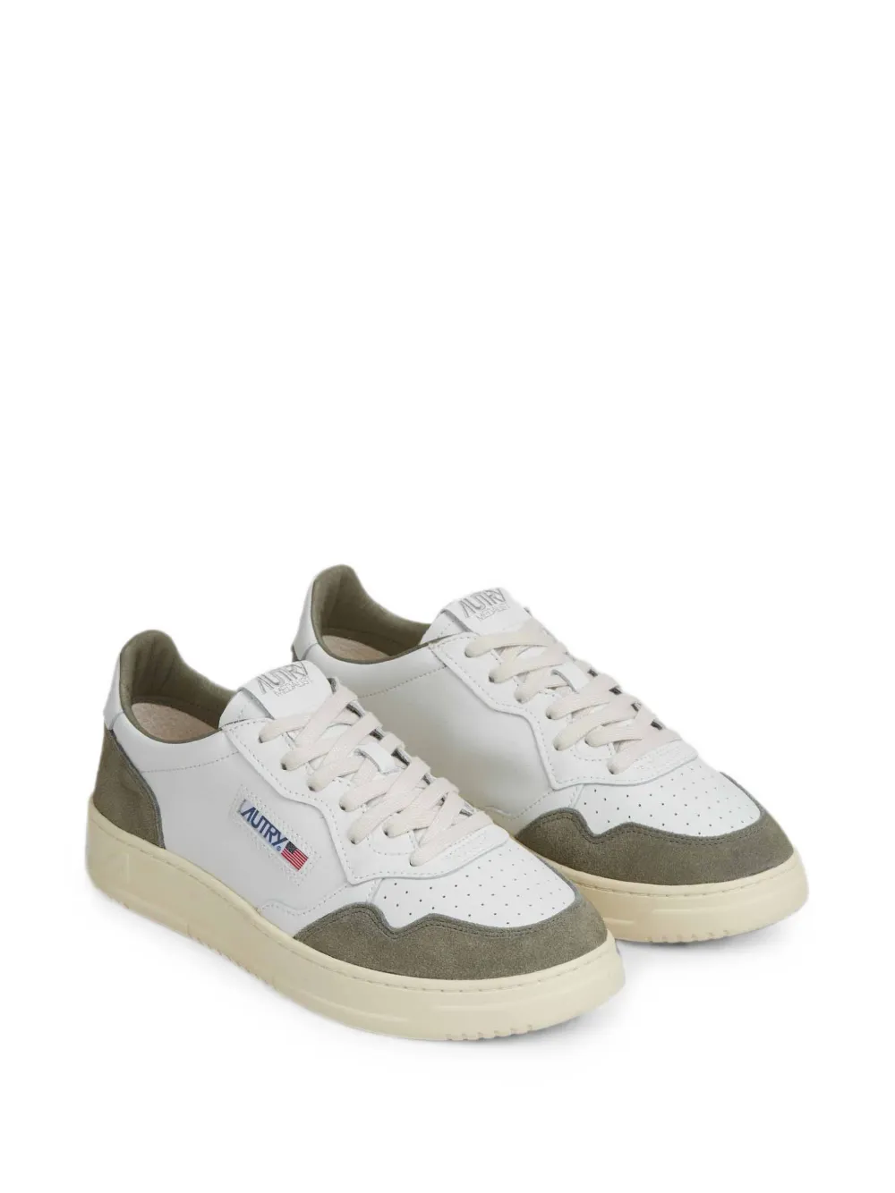 Autry Medalist suede sneakers Wit