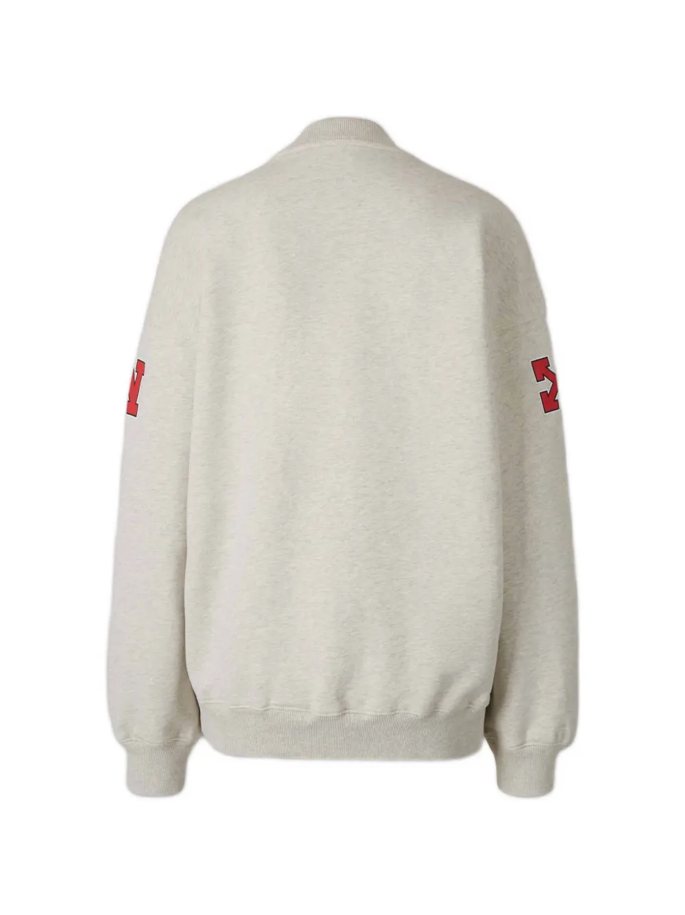 Off-White Sweater met logoprint Grijs