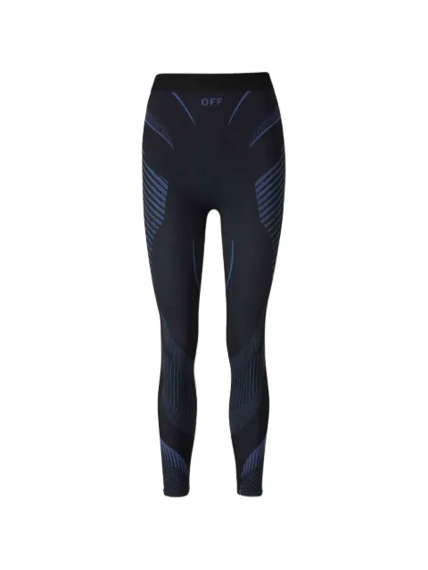 Off-White logo-print leggings