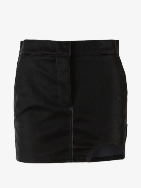 Off-White cut-out-detail mini skirt