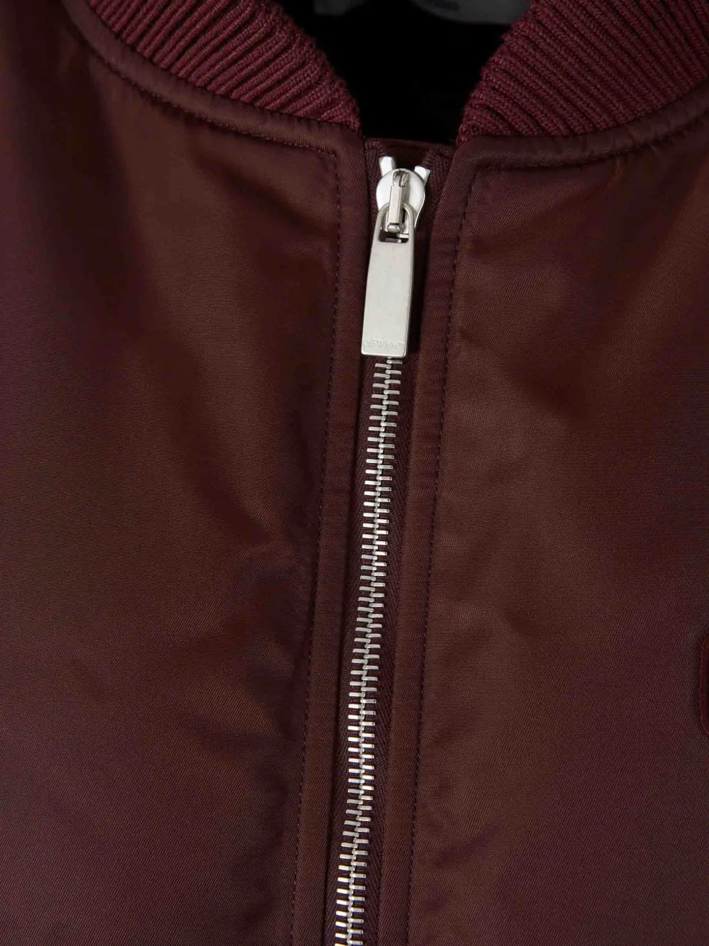 Off-White Bomberjack met geborduurd logo Rood