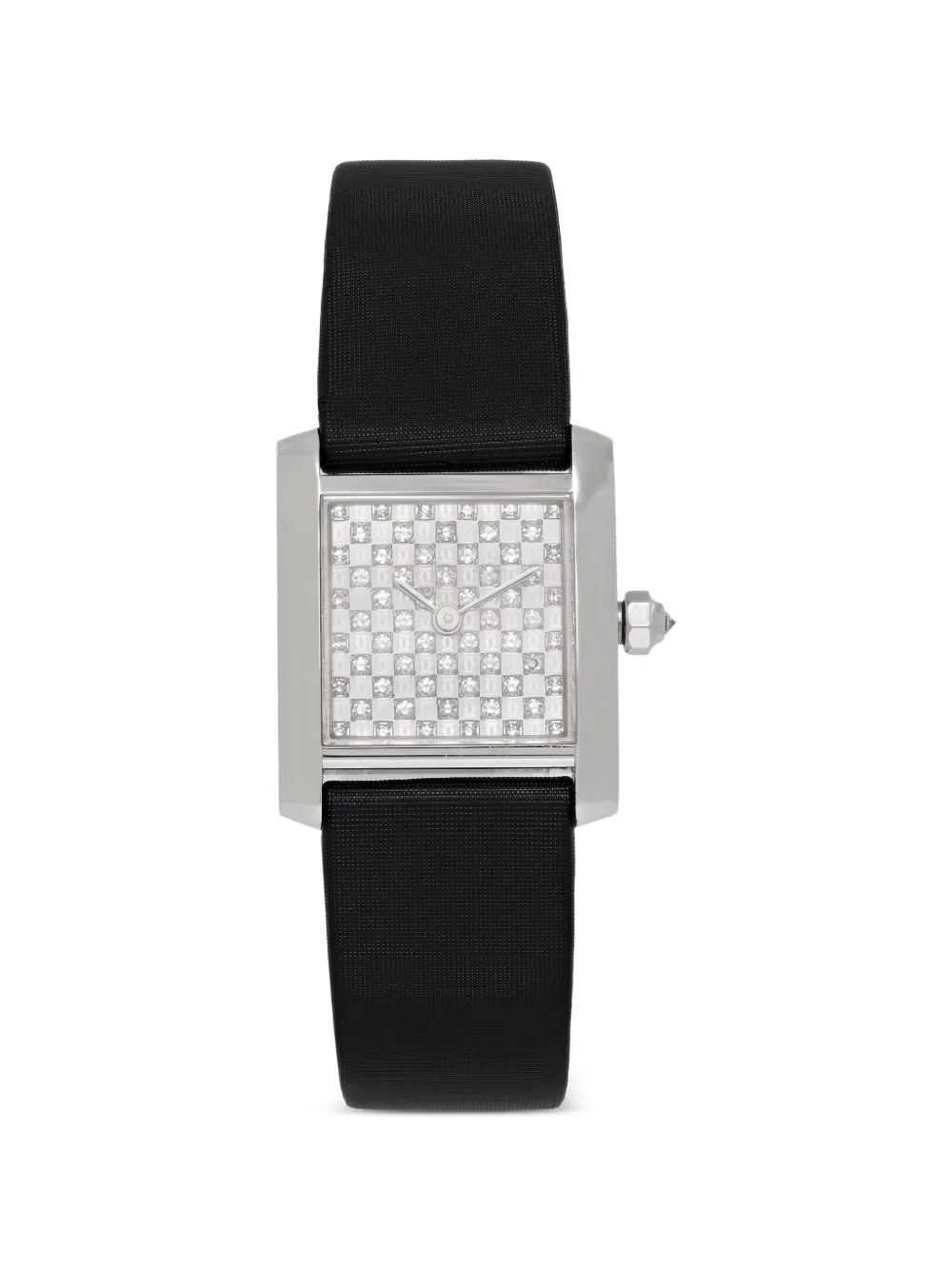 Cartier Tank Américaine diamond 20mm watch - Argento