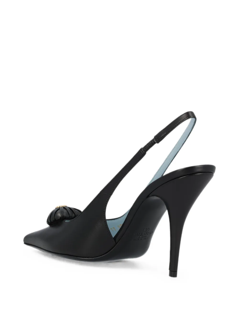 Valentino Garavani Coeur Royal slingback pumps Zwart