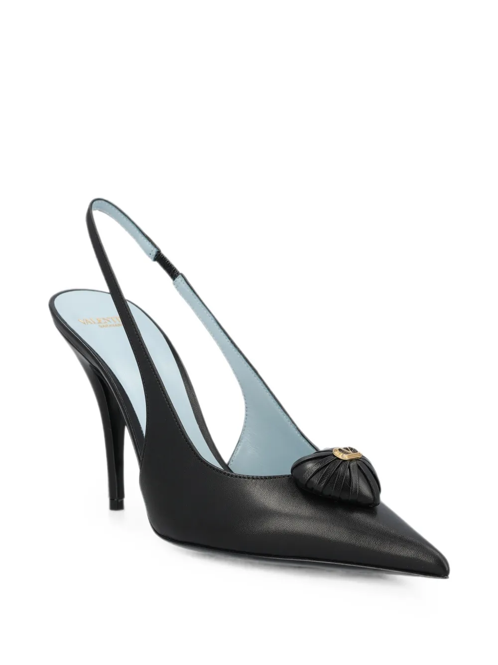 Valentino Garavani Coeur Royal slingback pumps Zwart