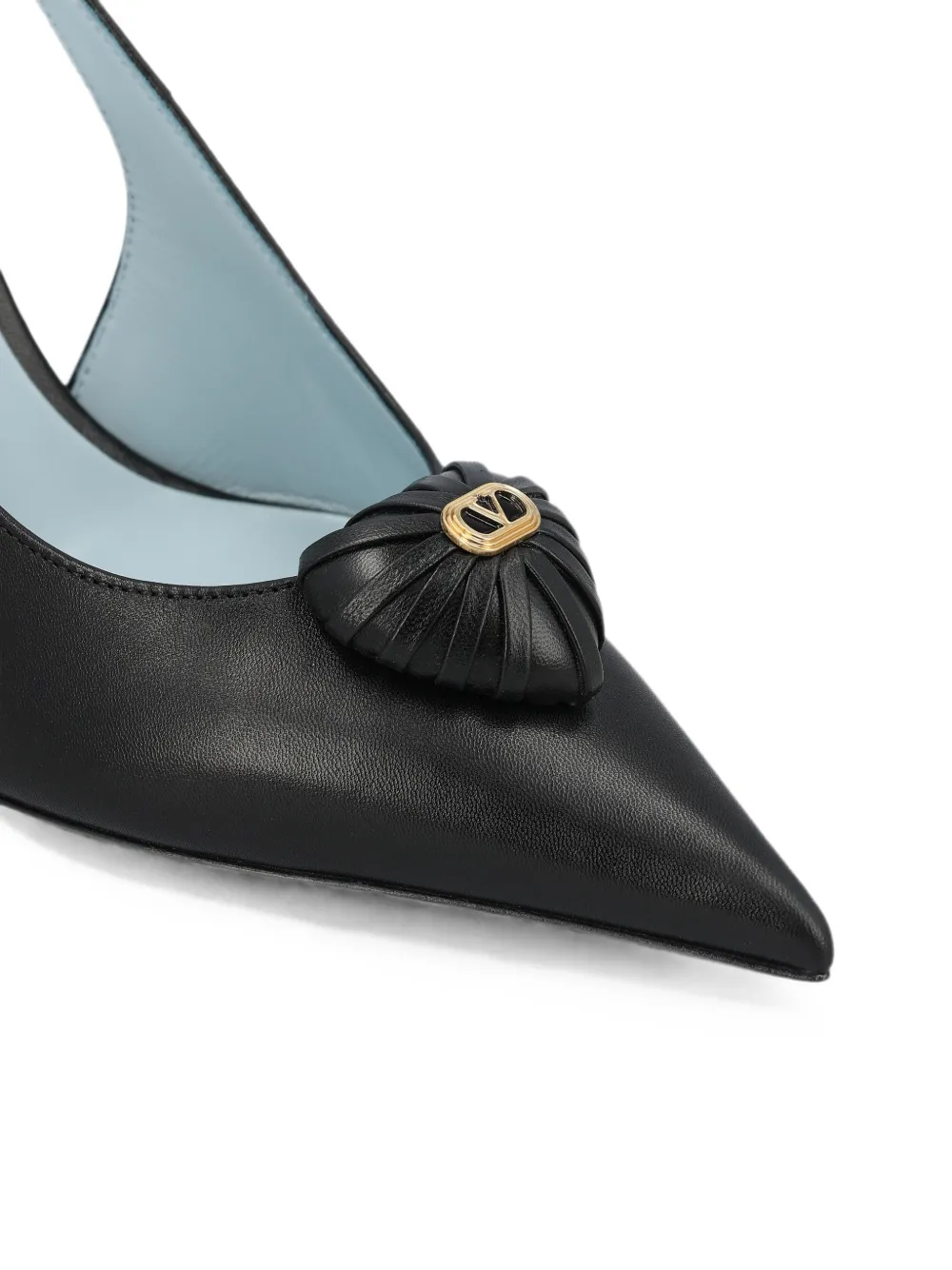 Valentino Garavani Coeur Royal slingback pumps Zwart