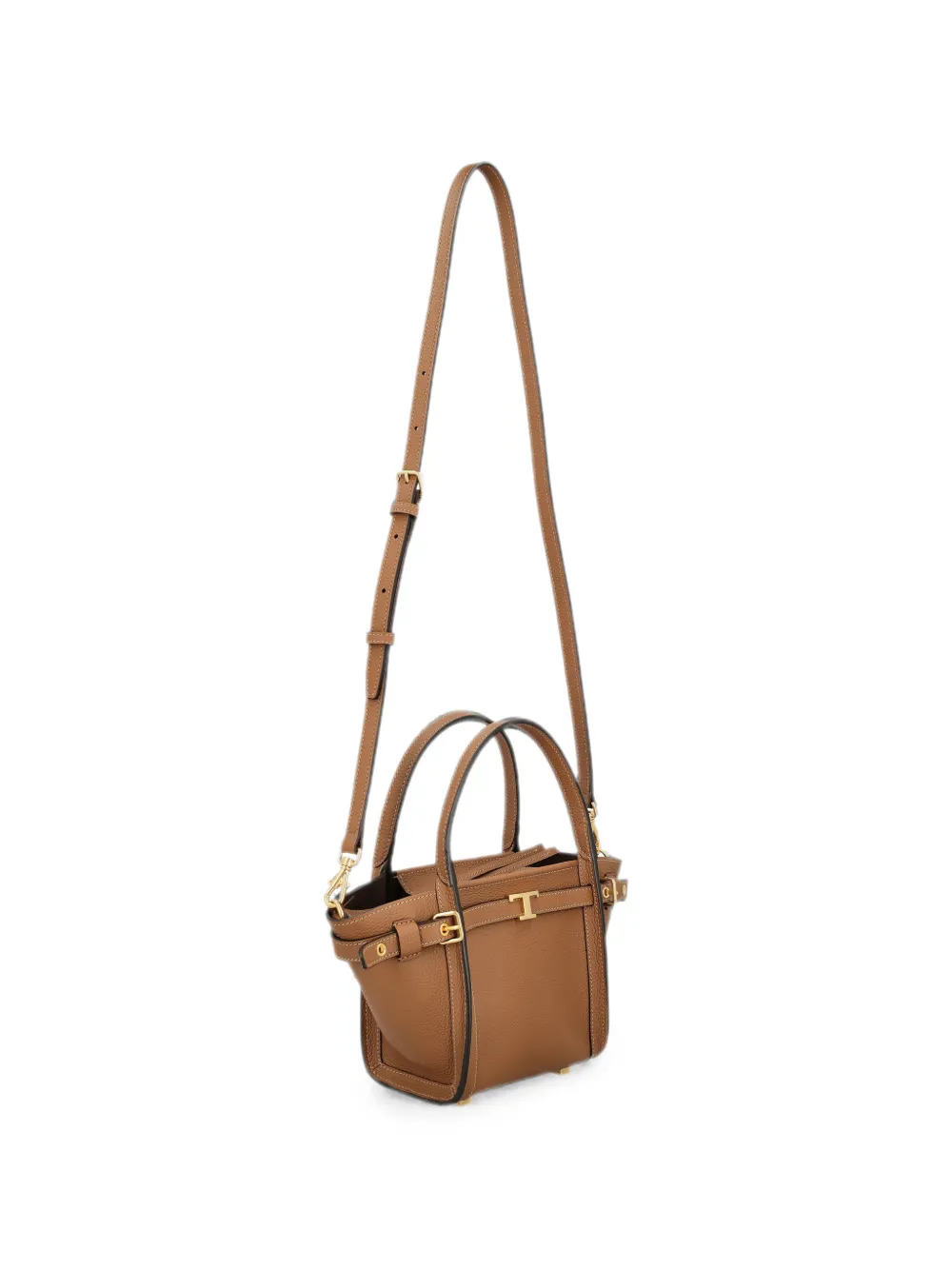 Tod's T Signature leren shopper Beige