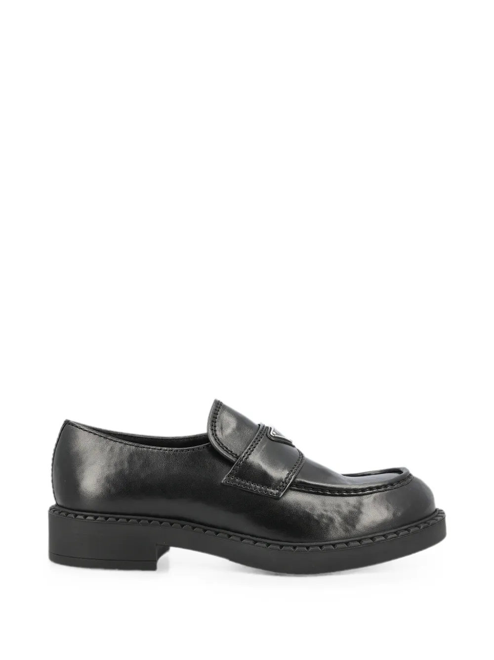 Prada Chocolate square-toe loafers - Nero