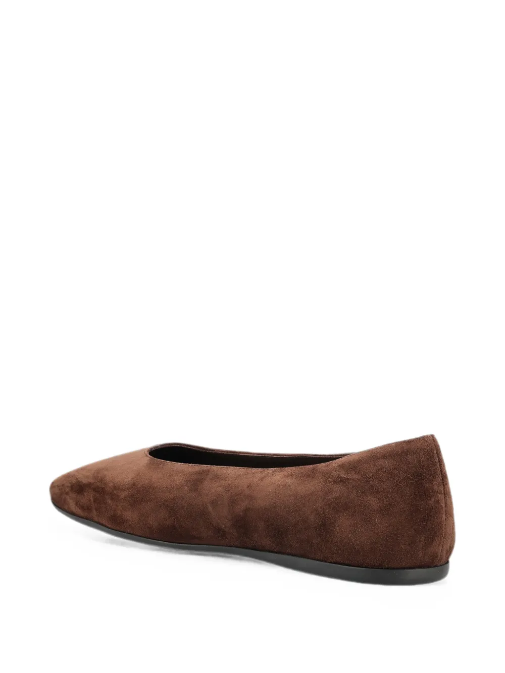 Prada suede tapered-silhouette ballet flats Bruin