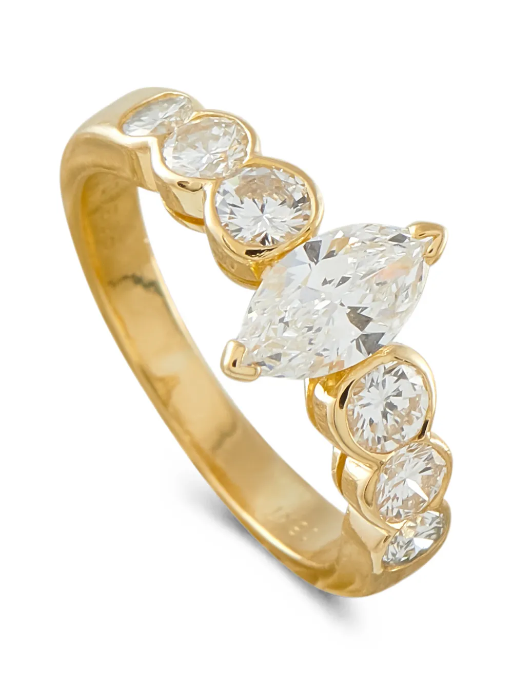 Van Cleef & Arpels Pre-Owned diamond-embellished ring - Gold