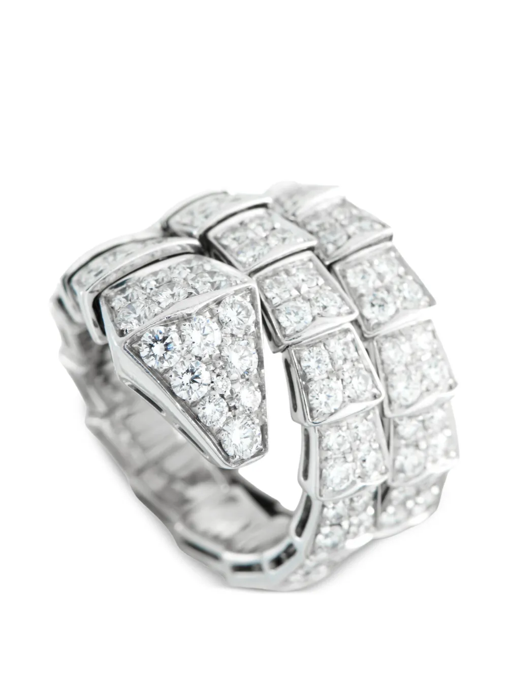 Bvlgari Pre-Owned Serpenti diamond ring - Silber