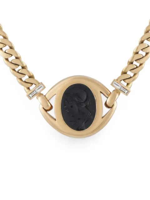Bvlgari Pre-Owned collar Intaglio con diamantes
