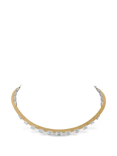 Nikos Koulis collier ras-du-cou à ornements en diamant