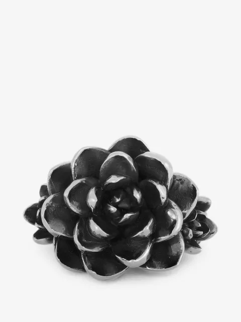 King Baby Blue Star Succulent cluster ring