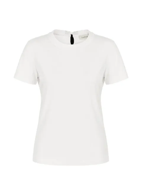 Lanvin grosgrain bow-detail T-shirt