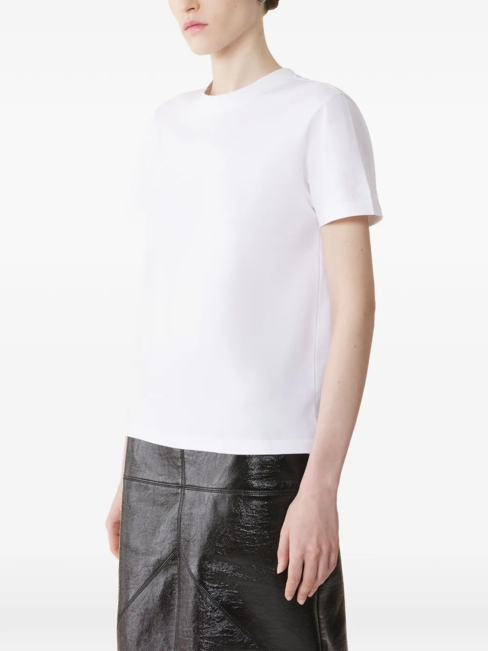 Lanvin Grosgrain T-shirt met strikdetail Wit