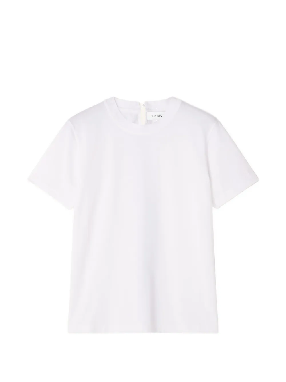 Lanvin Grosgrain T-shirt met strikdetail Wit