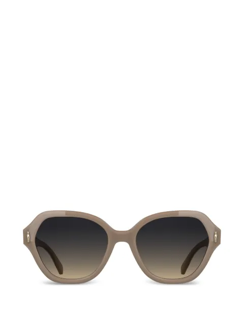 Longchamp lentes de sol con armazón geométrica