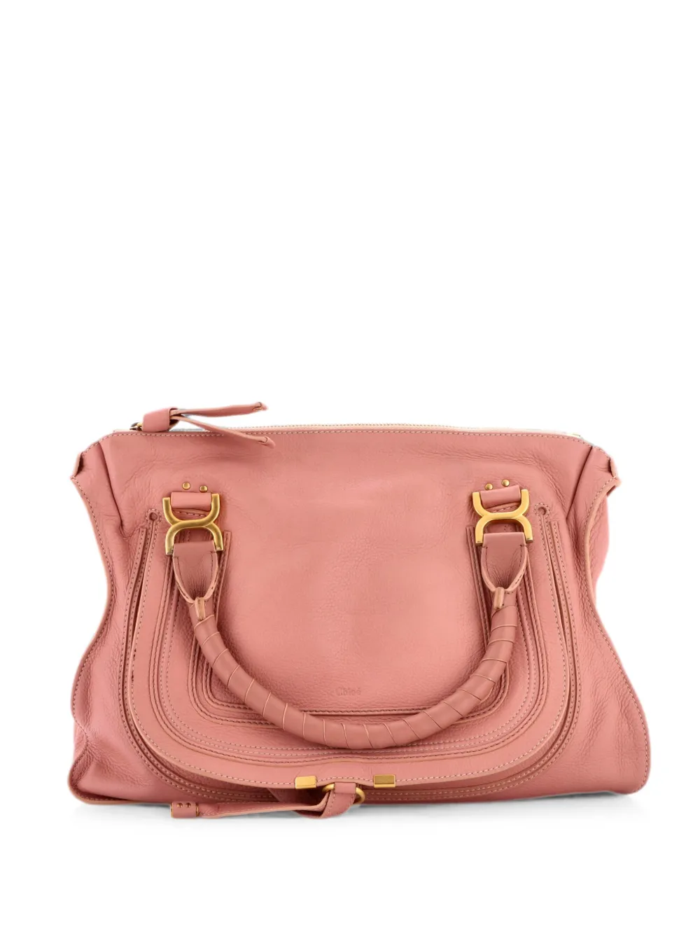 Chloé Pre-Owned Borsa a spalla Marcie grande in pelle - Rosa