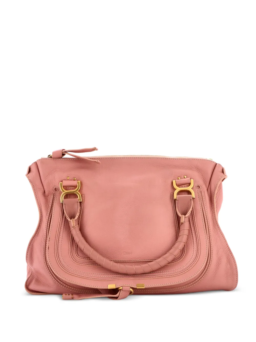 Chloé Pre-Owned Marcie Leather Large shoulder bag - Pink