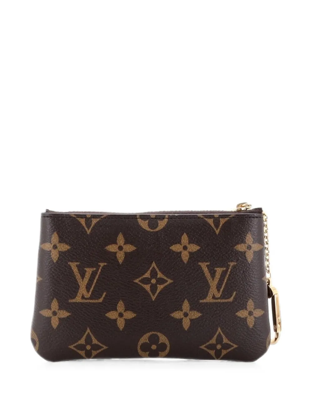 Louis Vuitton Pre-Owned Pouch Key piccola in tela con monogramma - Marrone