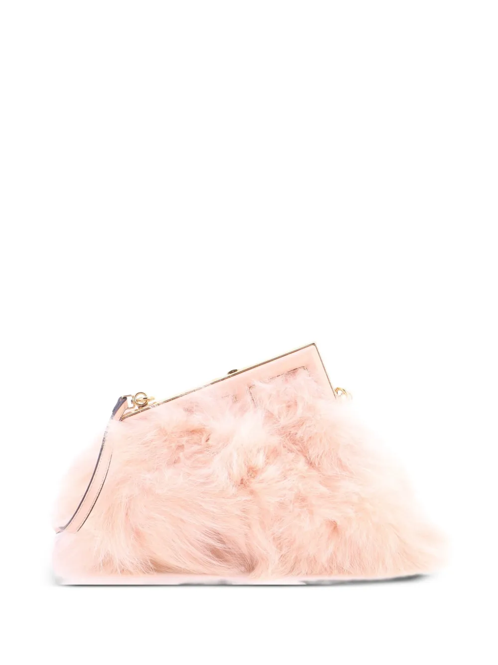 Fendi Pre-Owned First Bag Fur Small shoulder bag - Pink