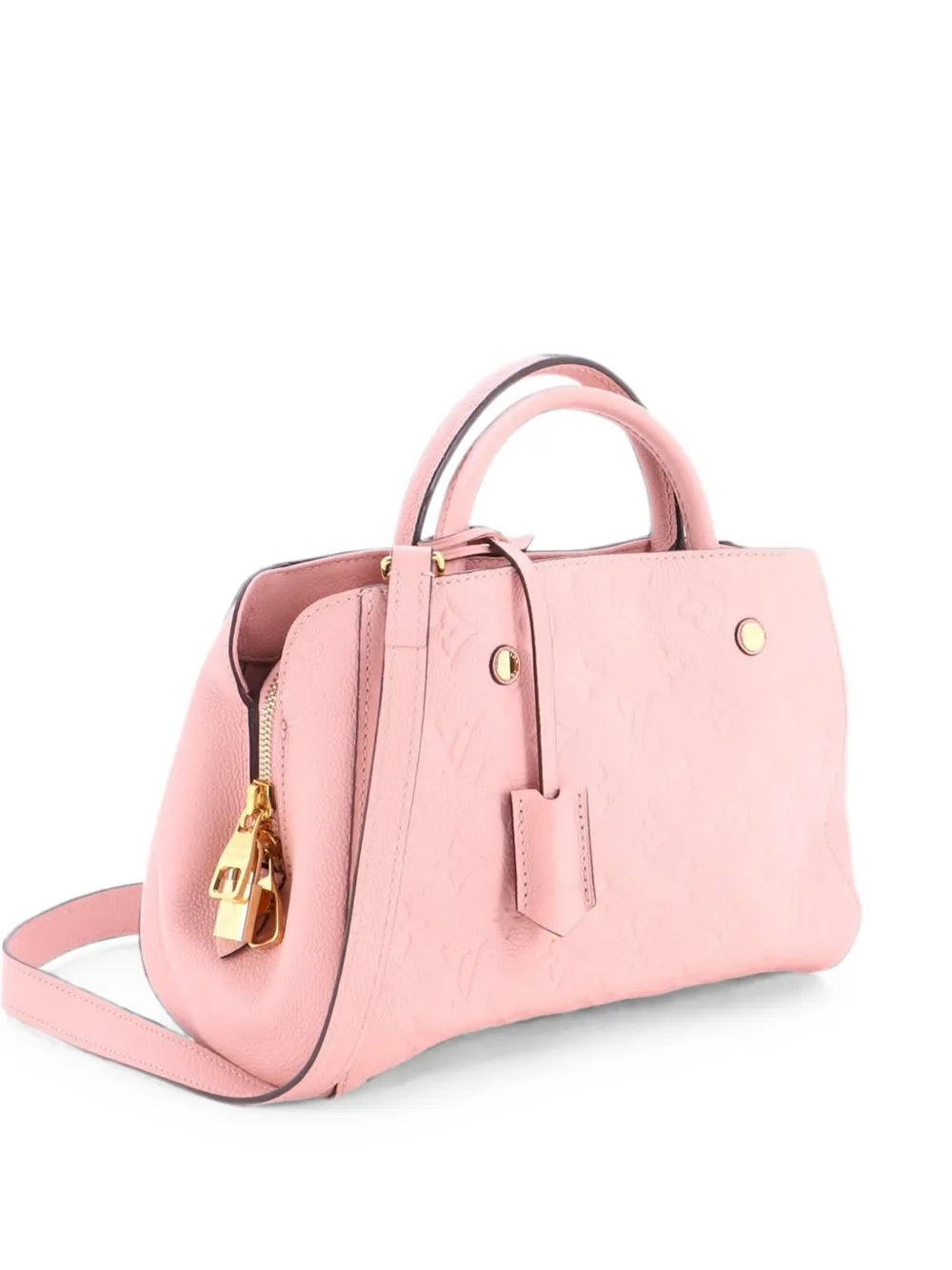 Louis Vuitton Pre-Owned Borsa a mano Montaigne BB in pelle Empreinte con monogramma - Rosa