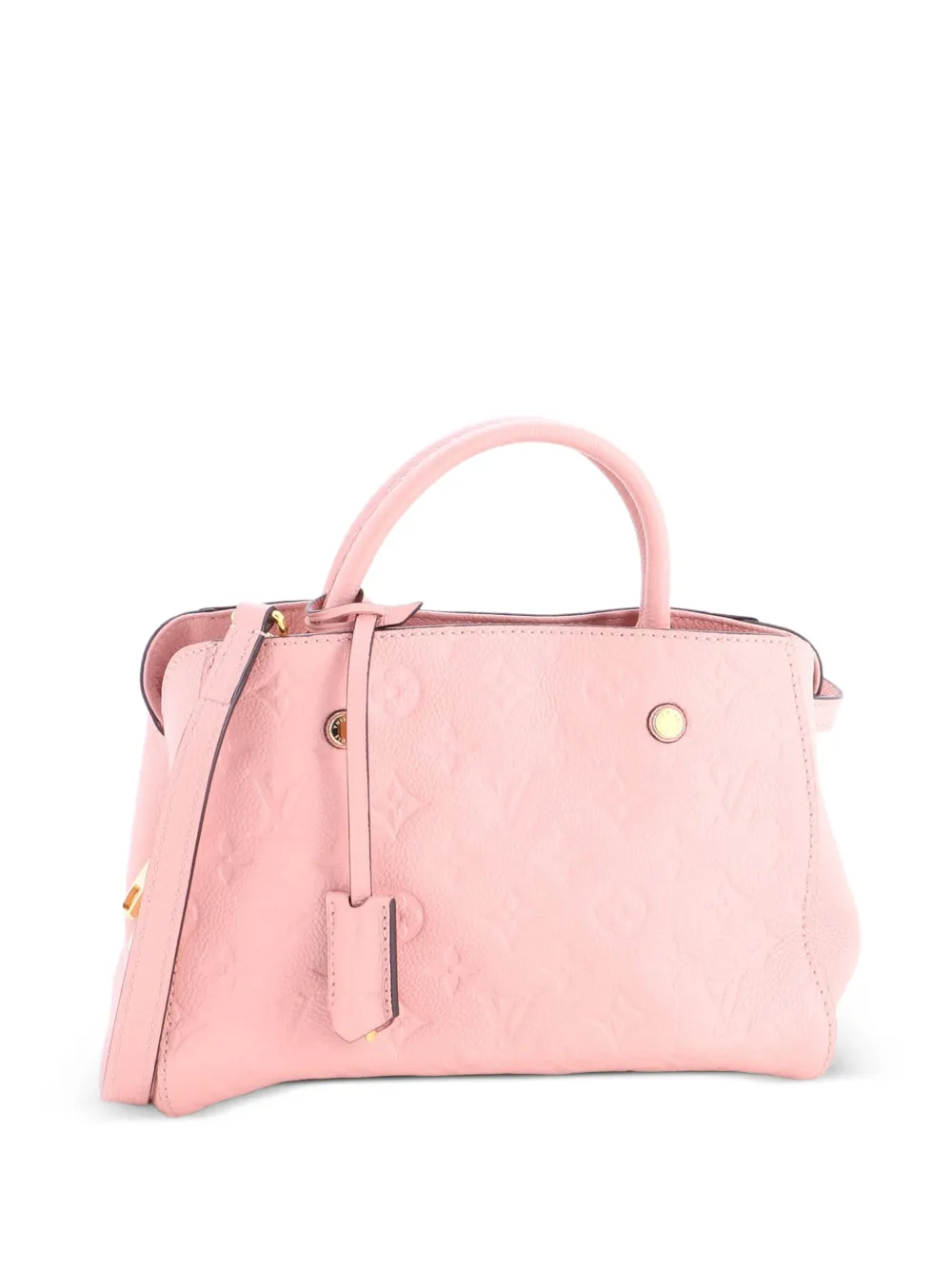Louis Vuitton Pre-Owned Borsa a mano Montaigne BB in pelle Empreinte con monogramma - Rosa